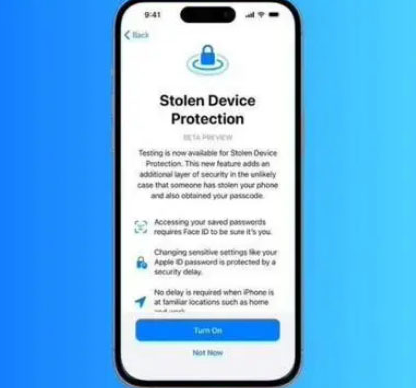 江都苹果授权维修店分享被盗设备保护功能开启方法 