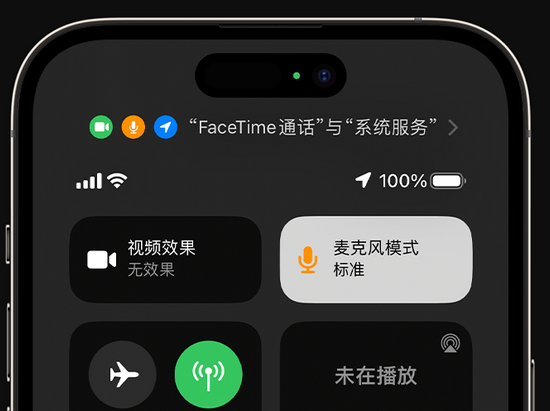 江都苹果授权维修网点分享iPhone在通话时让你的声音更清晰 