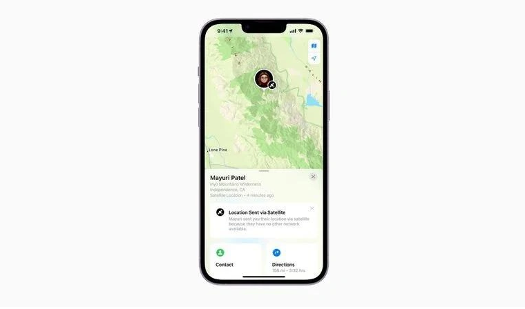 江都苹果14维修分享iPhone14系列中 FindMy功能通过卫星分享位置方法教程 